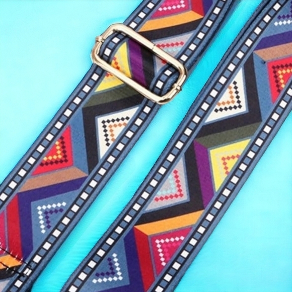 ποΈBoho Chic Colorful π Adjustable Shoulder Strap for Bags, Guitars & More π - Picture 7 of 10